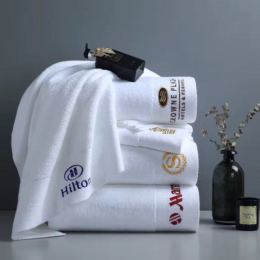 Custom Embroidery- Luxury Hotel Bath Towel
