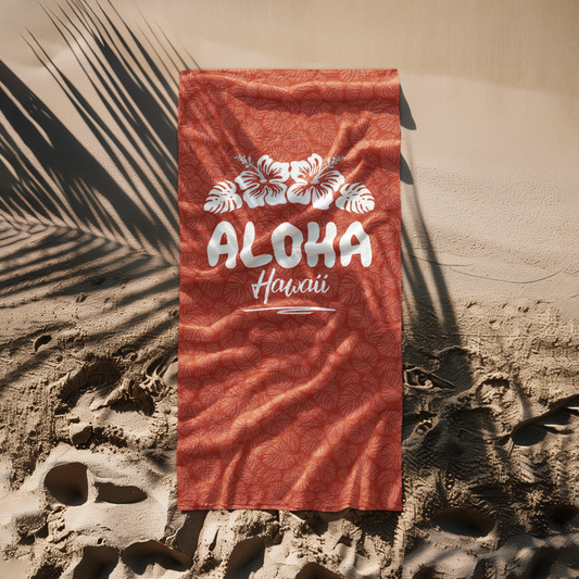 ALOHA HAWAII BEACH TOWEL