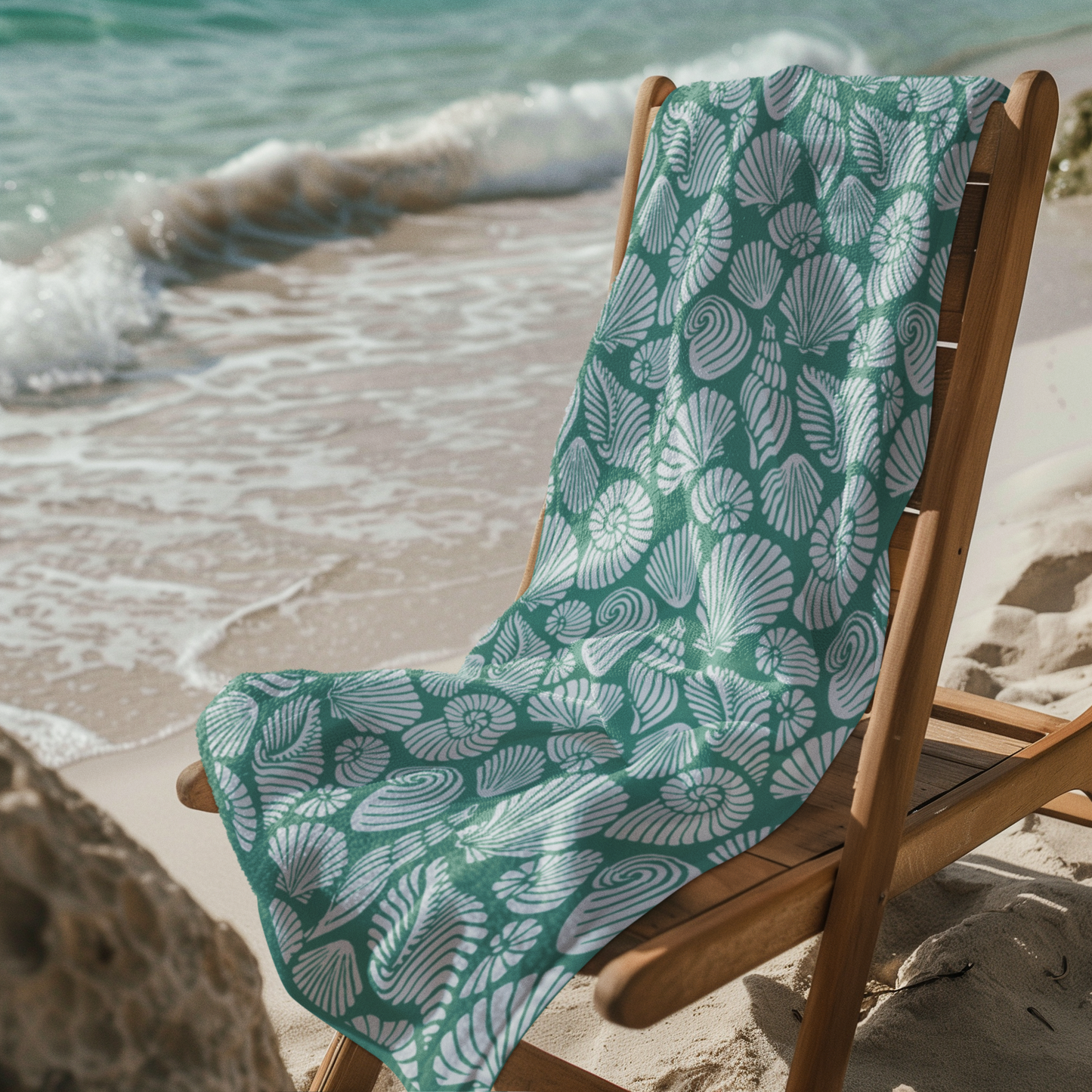 BEACH TOWEL SEASHELL
