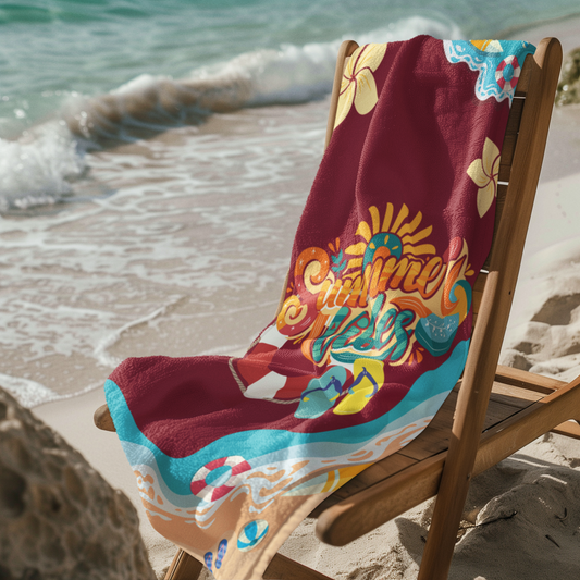 BEACH TOWEL - SUMMER VIBES