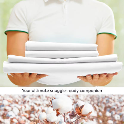 5star - 4PC Luxurious Soft Sateen Weave 400TC 100% Cotton