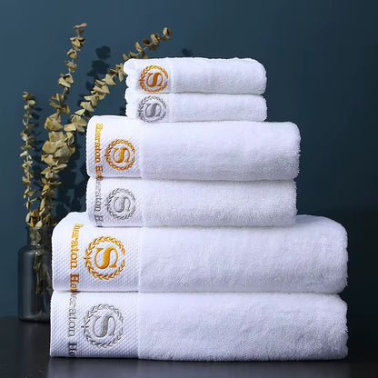 Custom Embroidery- Luxury Hotel Bath Towel