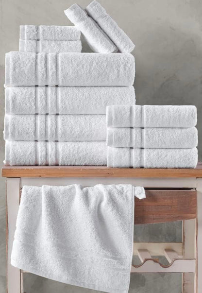 Dobby Band Luxury Hotel Hand Towel 8PC