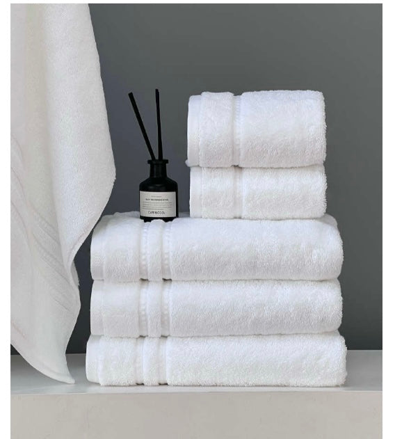 Dobby Band Luxury Hotel Hand Towel 8PC