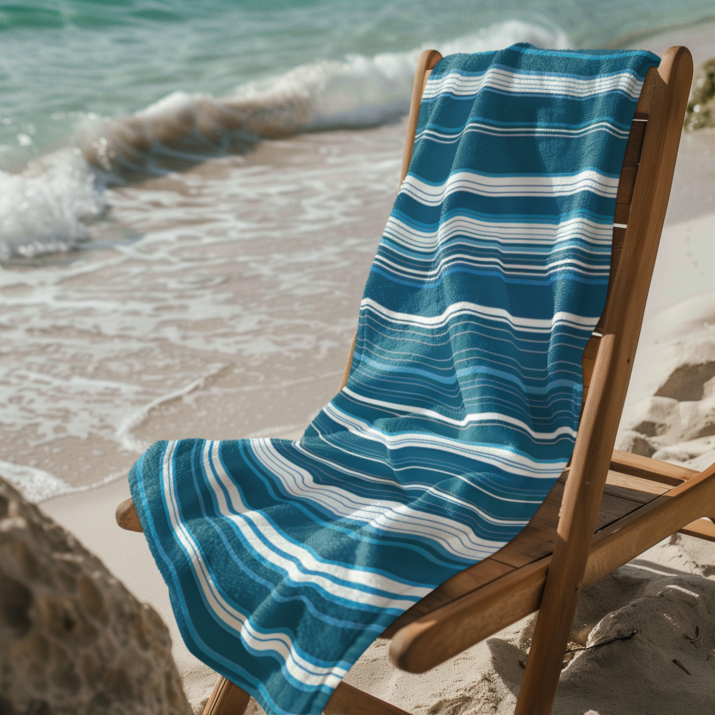 BEACH TOWEL LAYERED STRIPES