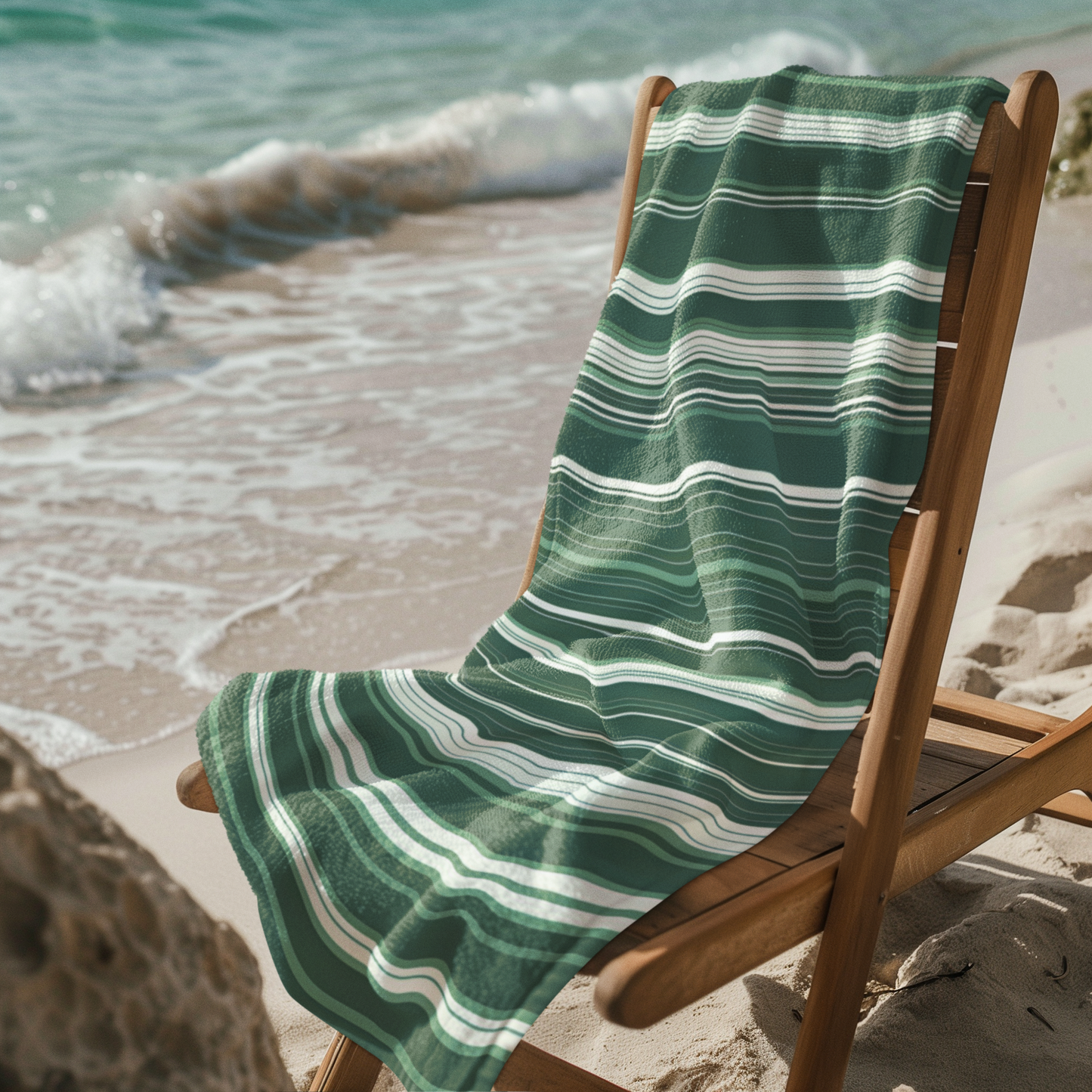 BEACH TOWEL LAYERED STRIPES