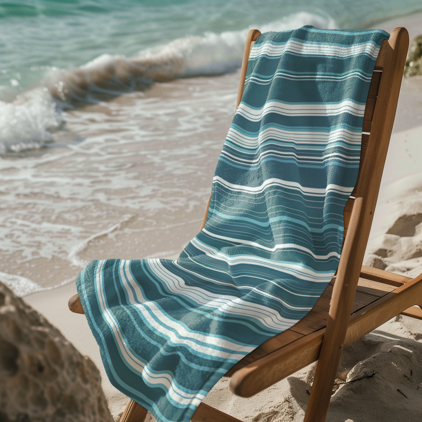 BEACH TOWEL LAYERED STRIPES