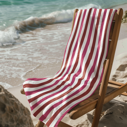 BEACH TOWEL TWO-TONE STRIPES