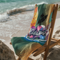 BEACH TOWEL  HAWAII SURF