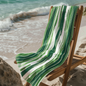 BEACH TOWEL BRUSHED STRIPES