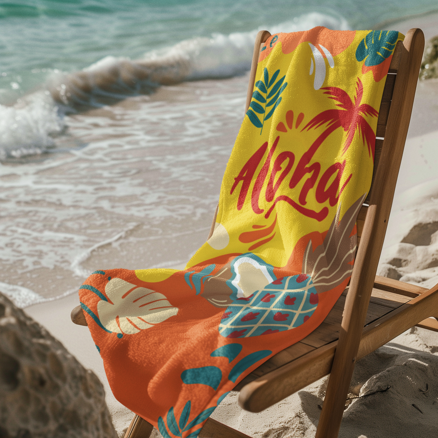 ALOHA BEACH TOWEL