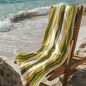 BEACH TOWEL BRUSHED STRIPES