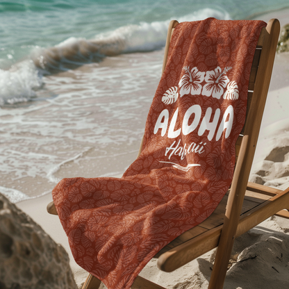 ALOHA HAWAII BEACH TOWEL