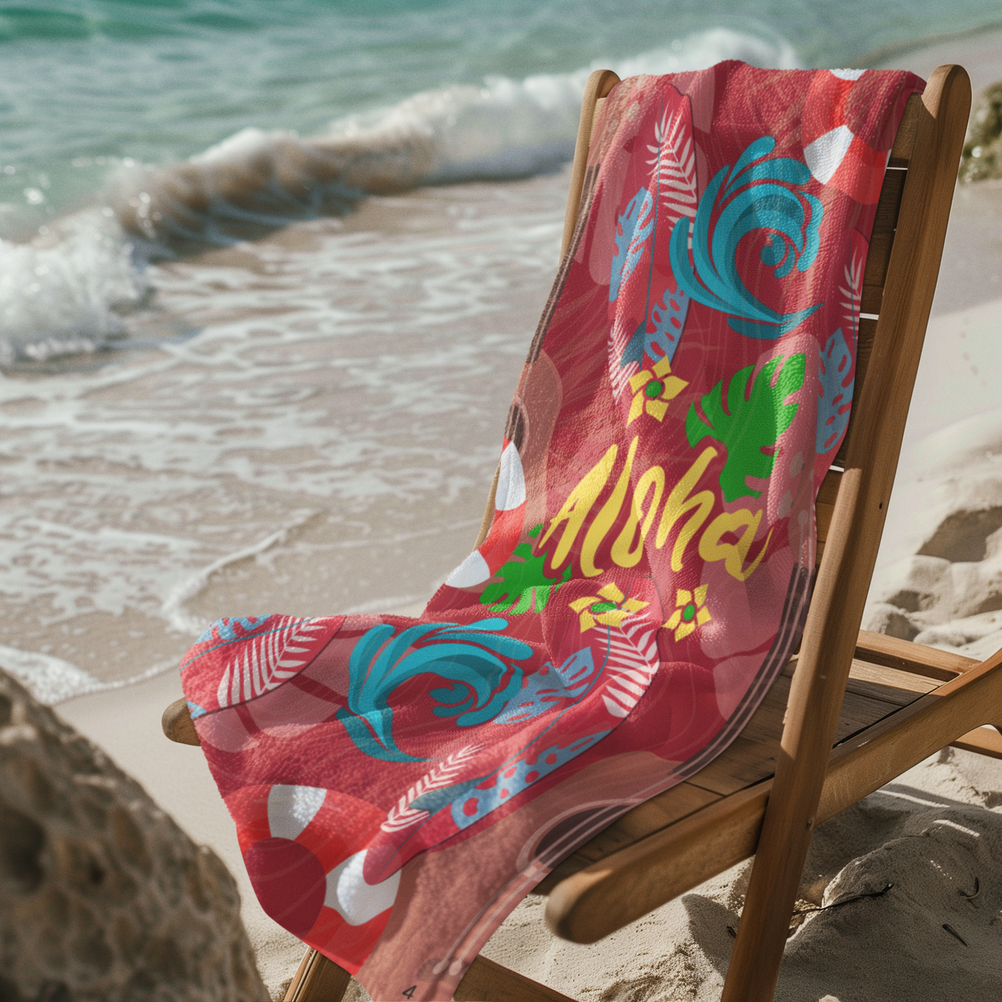 ALOHA BEACH TOWEL