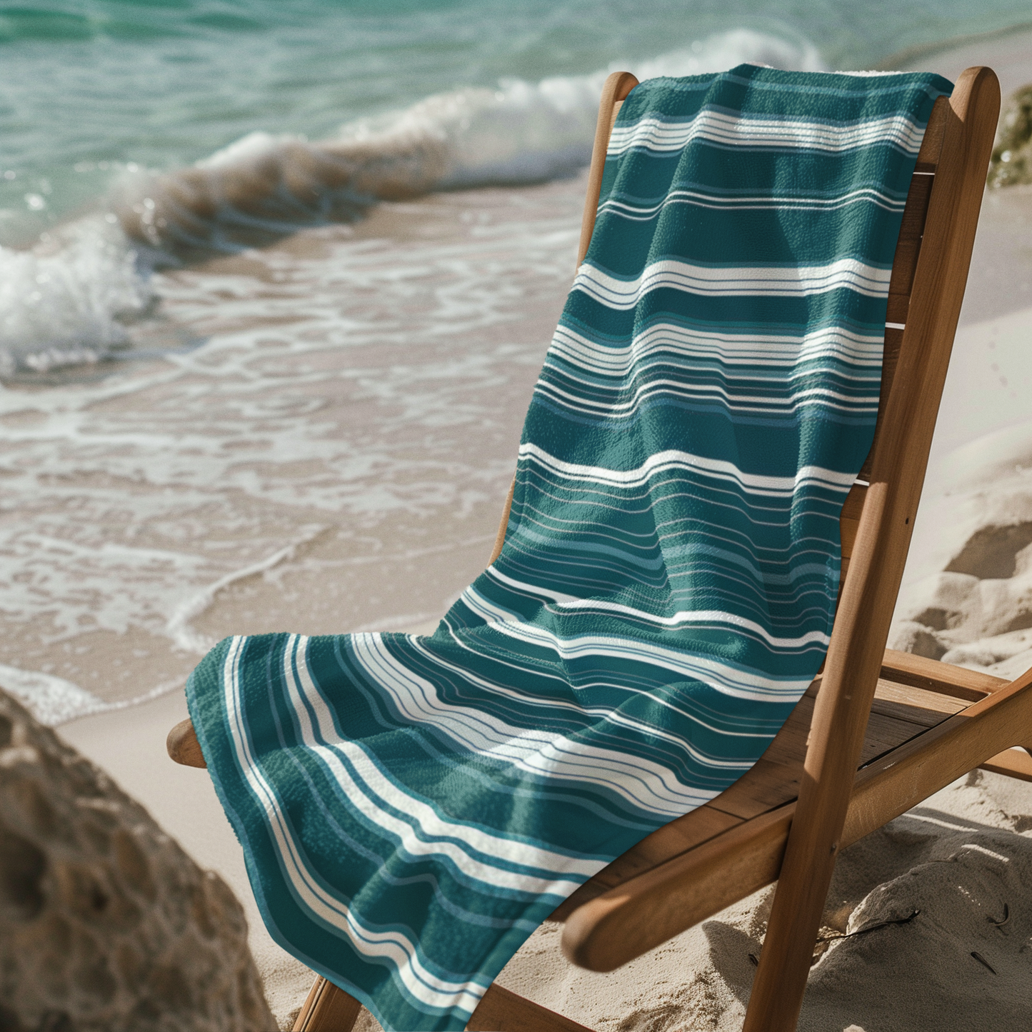 BEACH TOWEL LAYERED STRIPES
